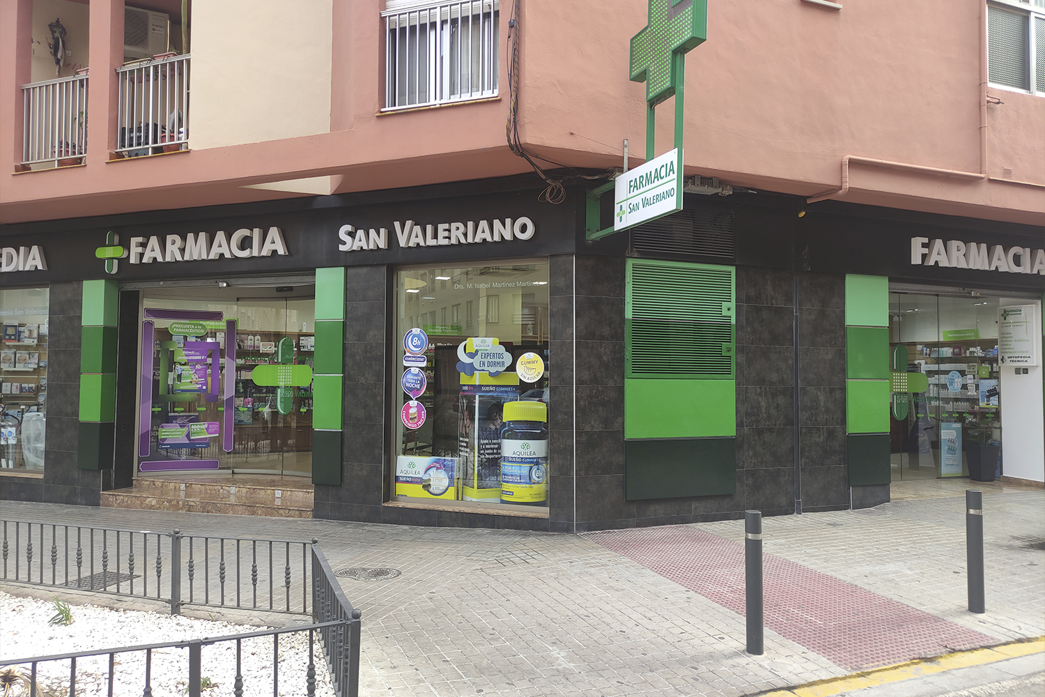 Farmacia San Valeriano, desde 2005 en Torrent, Valencia.